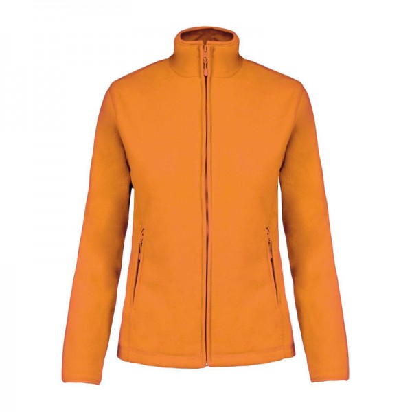 MAUREEN - LADIES' FULL ZIP MICROFLEECE JACKET S Orange