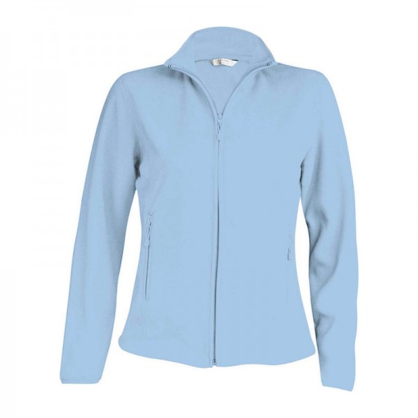 MAUREEN - LADIES' FULL ZIP MICROFLEECE JACKET S Sky Blue