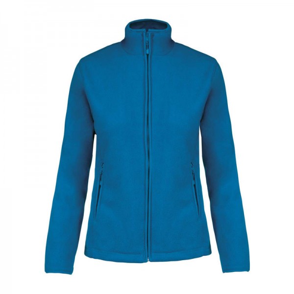 MAUREEN - LADIES' FULL ZIP MICROFLEECE JACKET M Tropical Blue