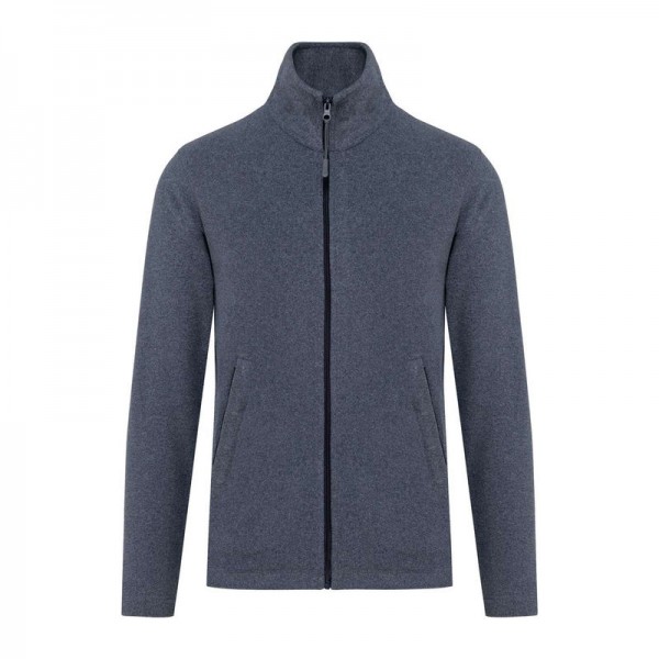 FALCO - ZIP THROUGH MICRO FLEECE JACKET 3XL French Navy Heather