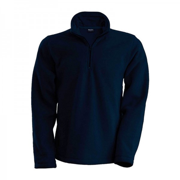 ENZO - ZIP NECK MICROFLEECE JACKET XL Navy