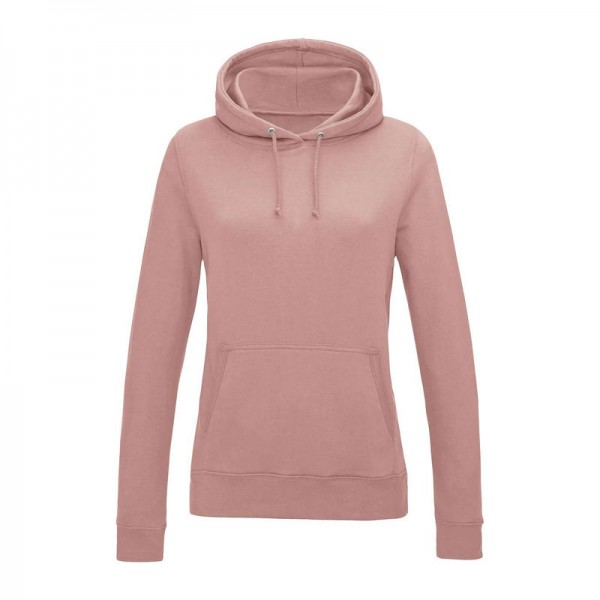 WOMEN'S COLLEGE HOODIE M Dusty Pink