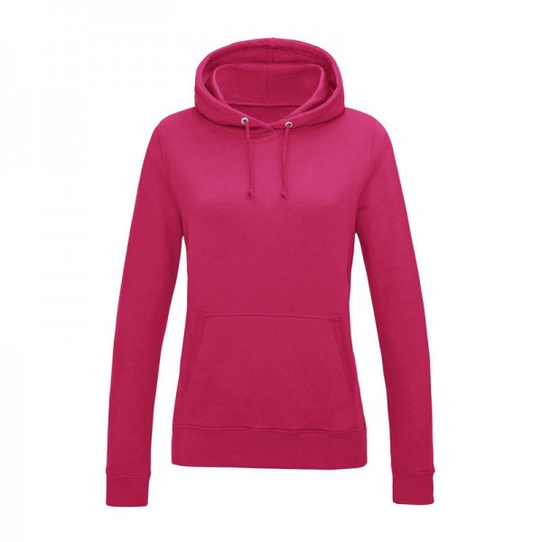 WOMEN'S COLLEGE HOODIE 2XL Hot Pink
