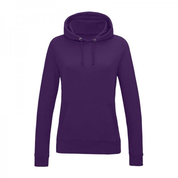 WOMEN'S COLLEGE HOODIE 2XL Purple