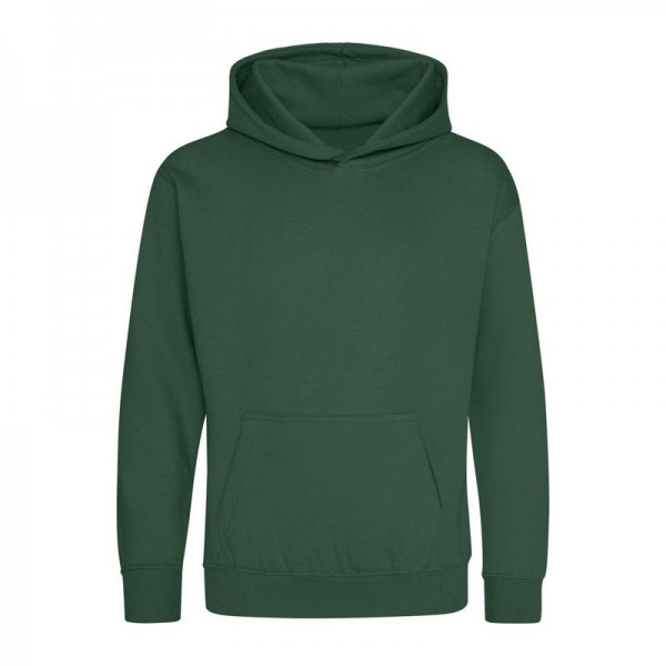 KIDS HOODIE 3/4 Bottle Green
