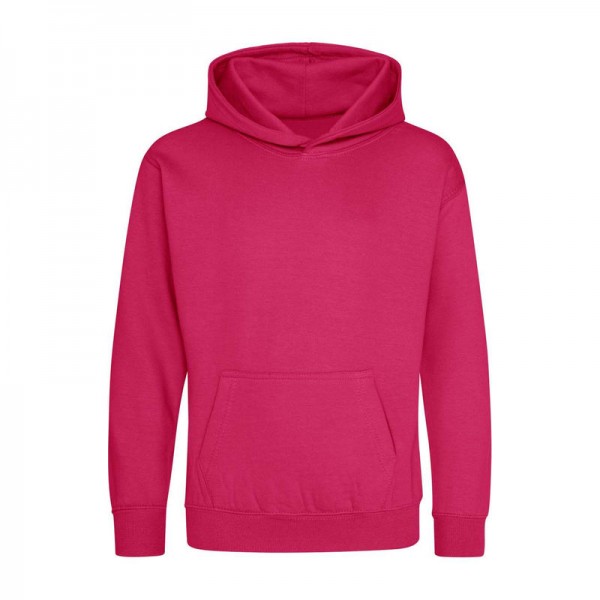 KIDS HOODIE 1/2 Hot Pink