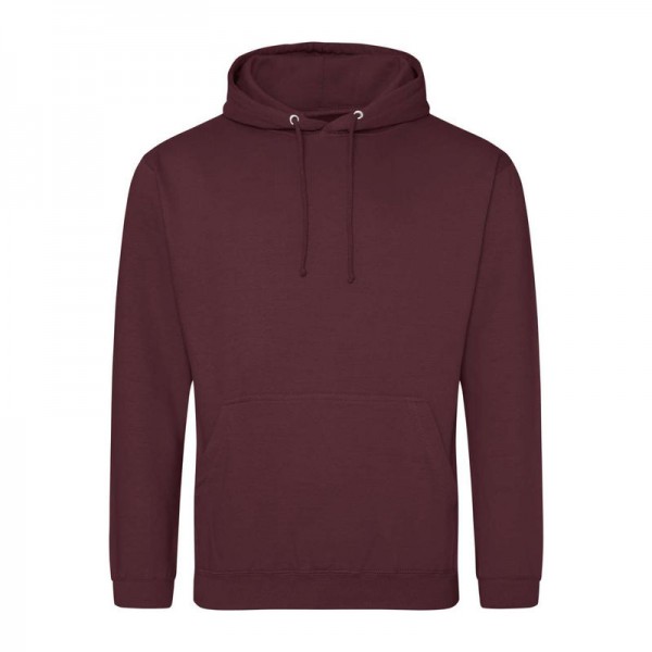 COLLEGE HOODIE M Burgundy