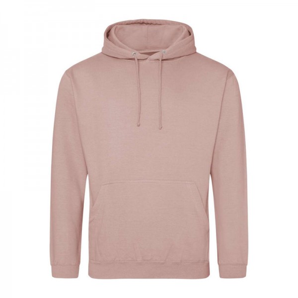 COLLEGE HOODIE M Dusty Pink