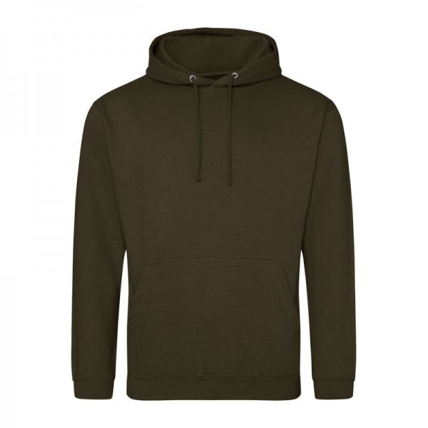 COLLEGE HOODIE L Olive Green