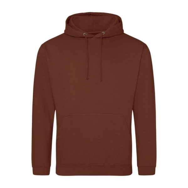 COLLEGE HOODIE XL Red Rust