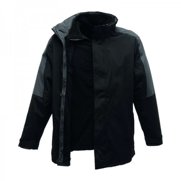 Men'S Defender Iii Waterproof 3-In-1 Jacket L Black/Seal Grey
