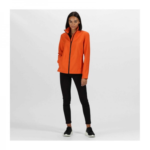 Ablaze Women'S Printable Softshell S Magma/Black