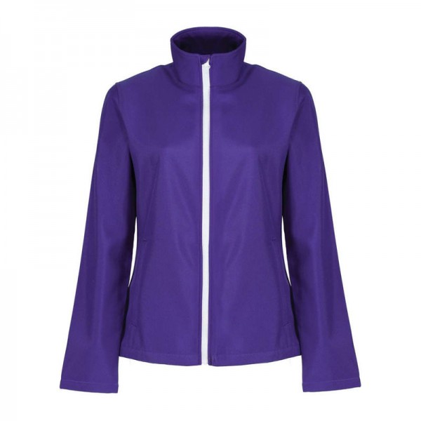 Ablaze Women'S Printable Softshell 3XL Vibrant Purple/Black