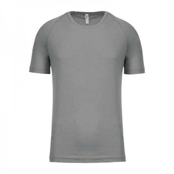 MEN'S SHORT-SLEEVED SPORTS T-SHIRT S Fine Grey