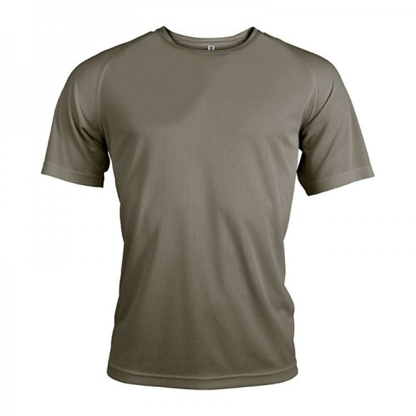 MEN'S SHORT-SLEEVED SPORTS T-SHIRT L Olive
