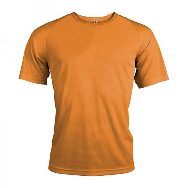 MEN'S SHORT-SLEEVED SPORTS T-SHIRT XS Orange