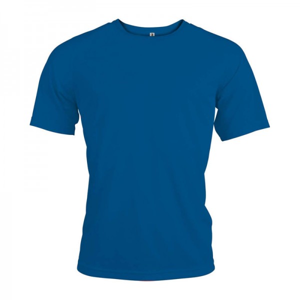 MEN'S SHORT-SLEEVED SPORTS T-SHIRT L Sporty Royal Blue