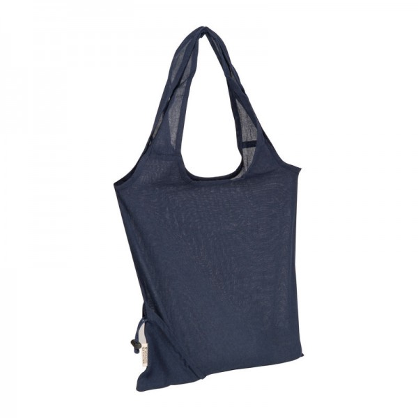 Sacoșă bumbac Modena, 118 g/m² 37 x 0,3 x 37 cm Albastru Inchis