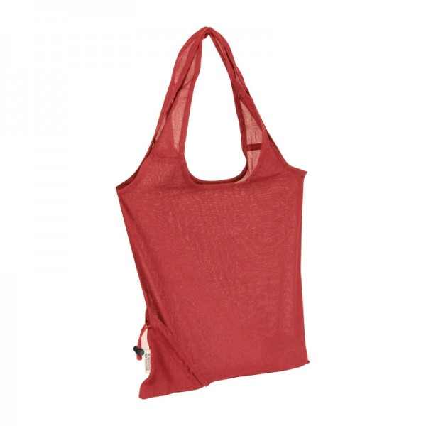 Sacoșă bumbac Modena, 118 g/m² 37 x 0,3 x 37 cm Rosu