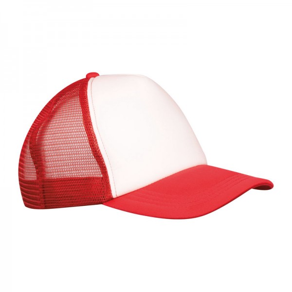 Șapcă trucker Egmond, 5 panele 27 x 18 x 11 cm Rosu