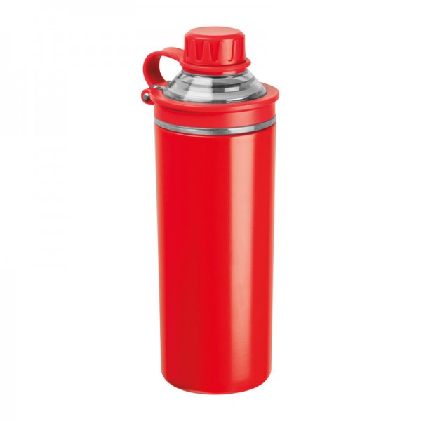 Sticlă din oțel inoxidabil Monza, 500 ml ø 7,5 x 22,5 cm Rosu