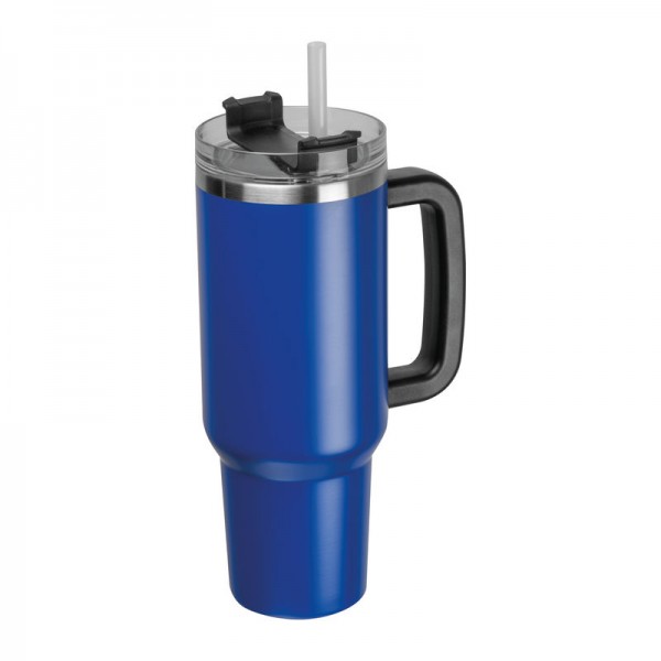 Cană termos XXL Tel Aviv 1200 ml ø 9,9 x 27 cm Albastru