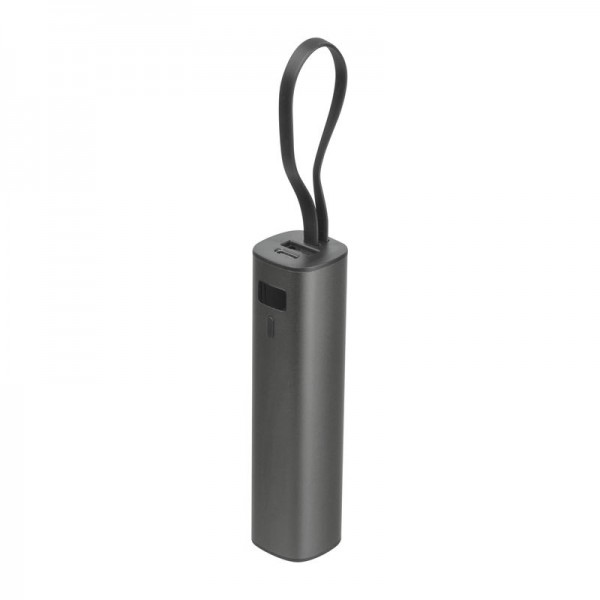 Powerbank Doncaster 5.000 mAh 10,8 x 2,6 x 2,6 cm gri închis