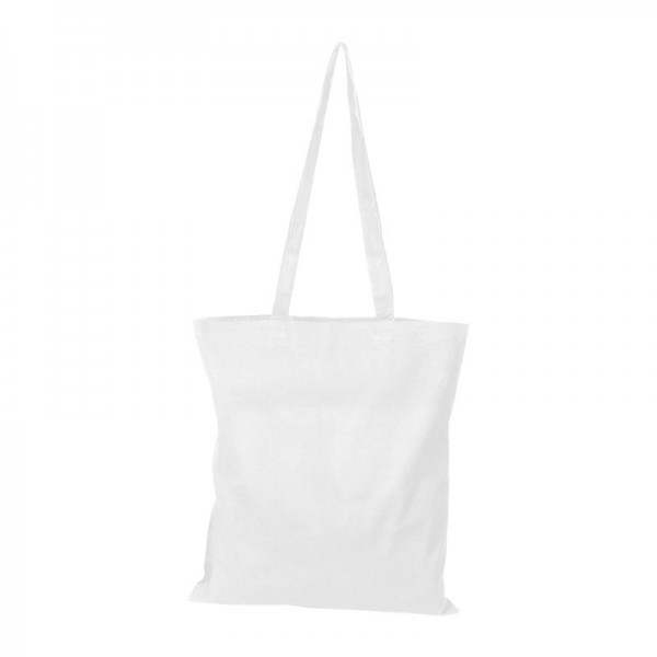 Sacoșă bumbac Coppenhagen (140 g/m²) 38 × 0,3 × 42 cm Alb