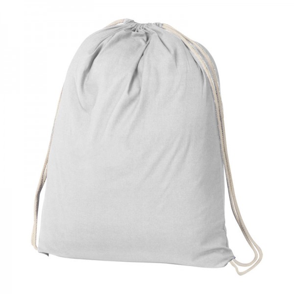 Rucsac sport Budapest (140 g/m²) 35 × 45 cm Alb