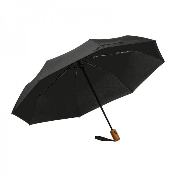 Umbrelă automată RPET Ispwich ø 100 × 56,7 cm Negru
