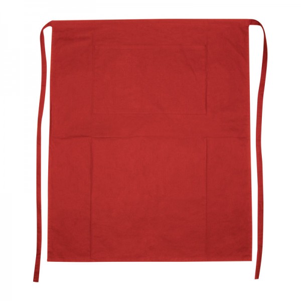 Șorț din bumbac Mjolden 71 × 86 cm Rosu