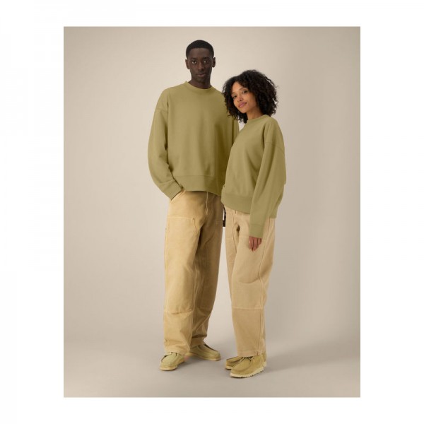 The Ryler unisex crewneck sweatshirt XL Faded Olive