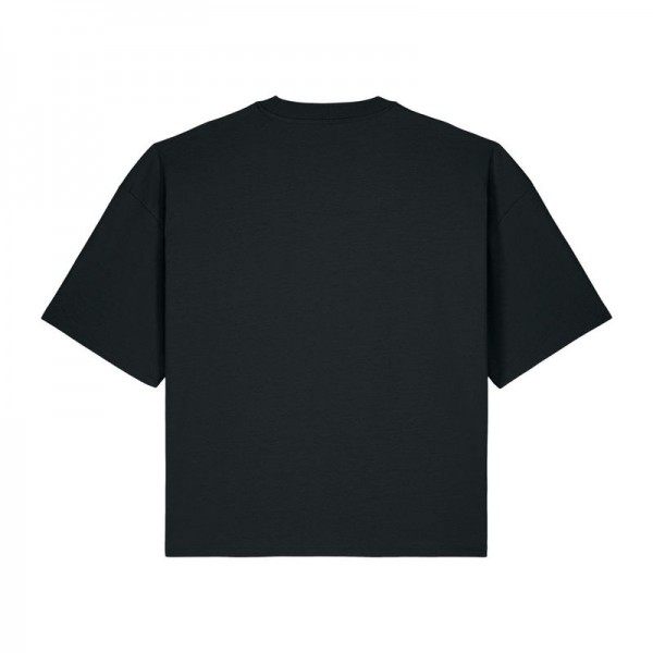 The Hypster unisex boxy t-shirt 2XS Black