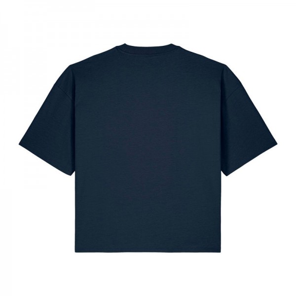 The Hypster unisex boxy t-shirt S French Navy