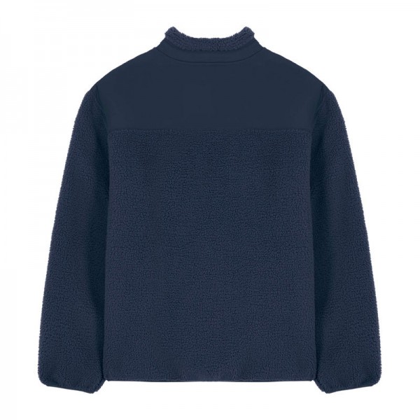 Brooker unisex relaxed fit sherpa jacket XS French Navy