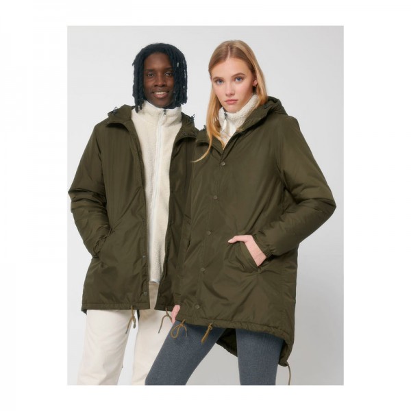 Padded Parker unisex padded parka jacket L British Khaki