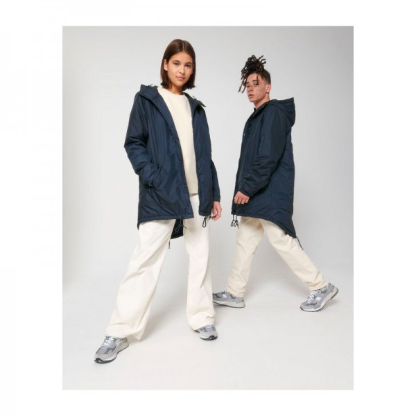 Padded Parker unisex padded parka jacket M French Navy