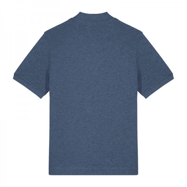 Prepster 2.0 unisex polo 2XL Dark Heather Blue