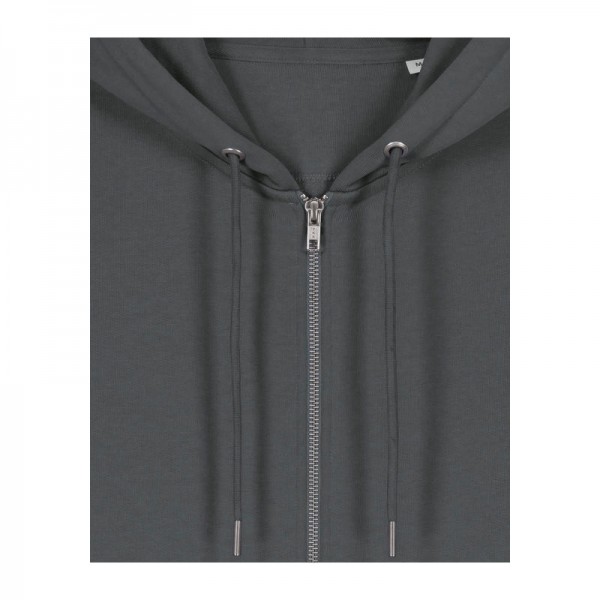Cultivator 2.0 unisex zip-thru hoodie S Anthracite