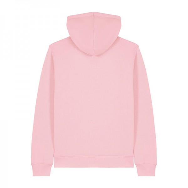 Mixer unisex zip-thru hoodie S Cotton Pink