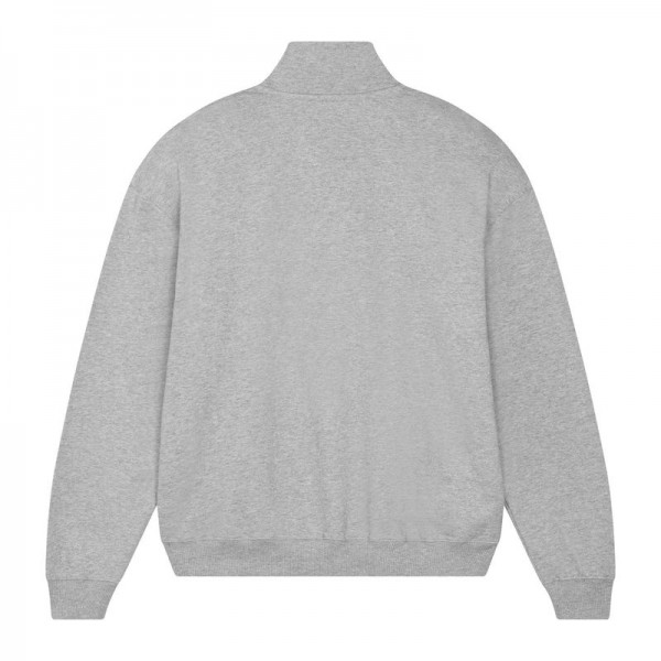 Miller Dry unisex boxy quarter zip sweatshirt 2XL Heather Grey