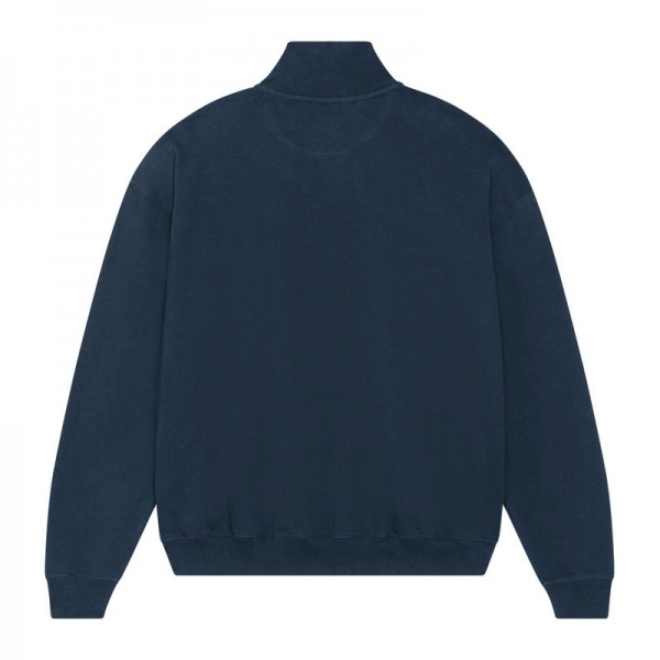 Miller Dry unisex boxy quarter zip sweatshirt S French Navy