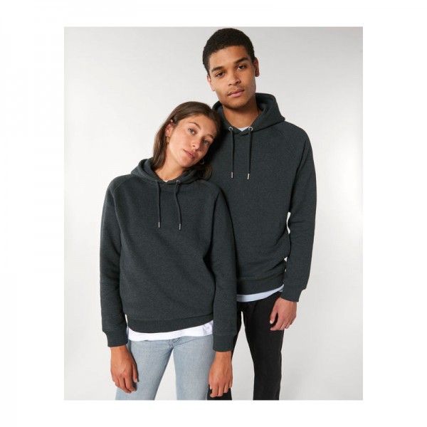 Sider unisex side pocket hoodie 2XS Dark Heather Grey