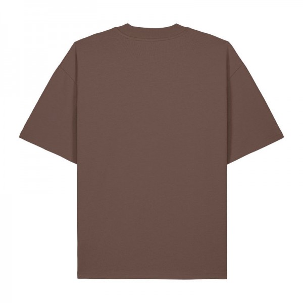 Blaster 2.0 unisex oversized high neck t-shirt XS Mocha