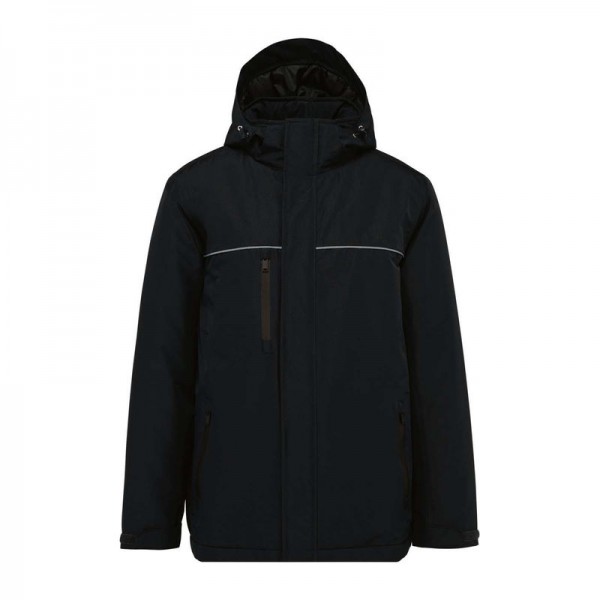 UNISEX HOODED PERFORMANCE PARKA M Deep Black