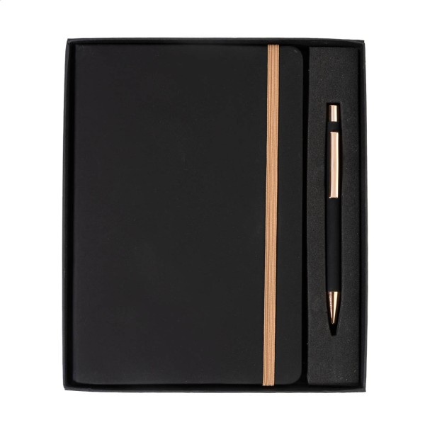 Aereus set carnet si pix  roz